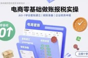 电商零基础做账报税实操快速上手，从0-1学会套账建立，做账准备，企业税务申报