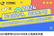 跨境电商新蓝海：OZON本土电商全攻略，选品优化订单处理一网打尽