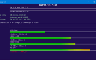 Desktop Info(桌面上显示实时系统信息) v3.21.0 绿色版