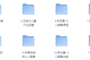 幼儿小儿推拿教程合集