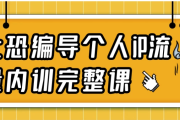 社恐编导个人iP流量内训完整课