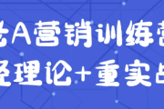 老A营销训练营轻理论+重实战