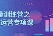 流量训练营之内容运营专项课