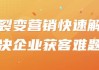 裂变营销快速解决企业获客难题