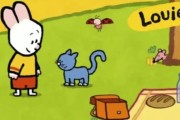 法国启蒙动画《路易小兔子 Louie1-4季全集》英语学习课程，简笔画教学+趣味互动