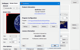 EarthView(提供卫星地球照片作为壁纸) v7.13.8 便携版