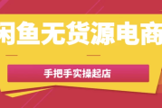 闲鱼无货源电商手把手实操起店