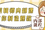 IP剪辑师内部课教你制造爆款