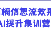 柯楠信息流效果AI提升集训营
