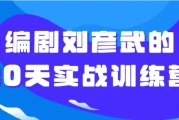 编剧刘彦武的30天实战训练营