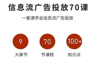 信息流广告进阶实战课,从投放策略到稳定变现 信息流广告进阶实战课,从投放策略到稳定变现
