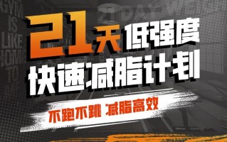 猫叔21天低强度，无跑跳高效减脂