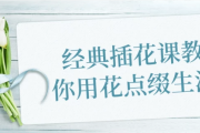 经典插花课教你用花点缀生活