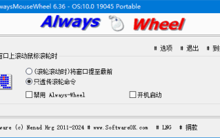 AlwaysMouseWheel(鼠标滚轮增强软件) v6.55 多语便携版