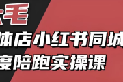 实体店小红书同城IP深度陪跑实操课，实体店小红书获客教程