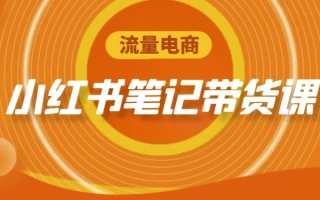 流量电商小红书笔记带货课