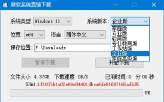微软系统直链下载工具(一键下载原版系统) v1.3.0 中文绿色版 微软系统直链下载工具(一键下载原版系统) v1.3.0 中文绿色版