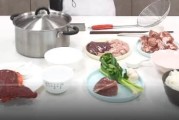 手打Q弹潮汕牛肉丸猪杂汤粉