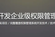 Java开发企业级权限管理系统 Spring Security Apache Shiro 对比分析