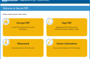 ASCOMP Secure-PDF(PDF文件加密软件) Pro v2.010 便携版