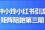 钟小玲小红书引流矩阵陪跑第三期