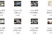 SHEIN希音全流程运营实战课