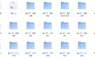 小迪安全培训视频教程 - 带源码课件