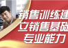 销售训练建立销售基础专业能力