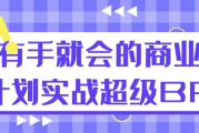有手就会的商业计划实战超级BP