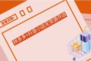 拼多多+抖音小店无货源开店