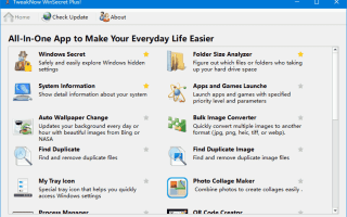 TweakNow WinSecret Plus!(系统优化软件) v7.3.0 便携版