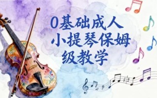 0基础成人小提琴保姆级教学