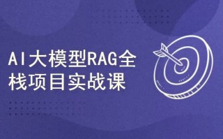 AI大模型RAG项目实战课