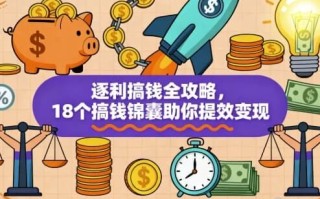 逐利搞钱全攻略，18个搞钱锦囊助你提效变现