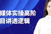 AI自媒体实操高阶项目讲透逻辑