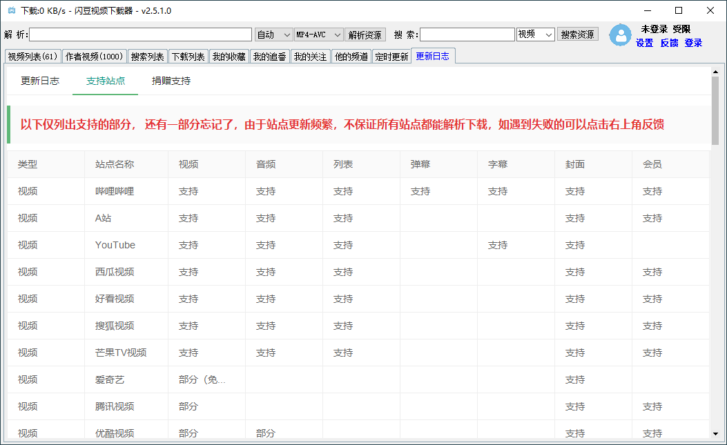 闪豆视频下载器 v4.0(2025.05.19) 多平台视频批量下载器