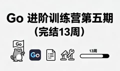 Go 进阶训练营第五期（完结13周）