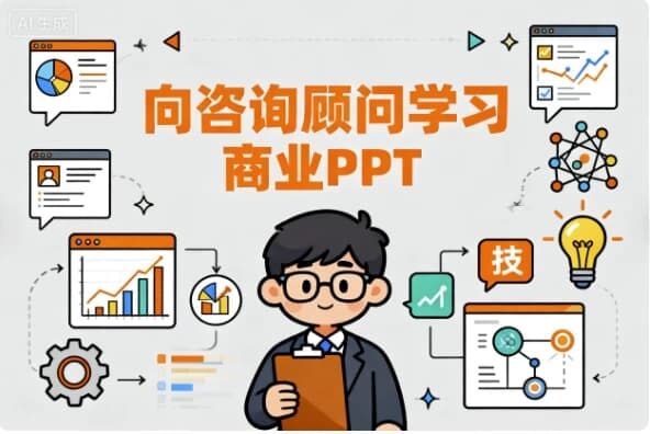 向咨询顾问学习商业PPT（从思维到技能）