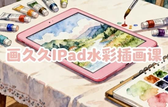 画久久IPad水彩插画课