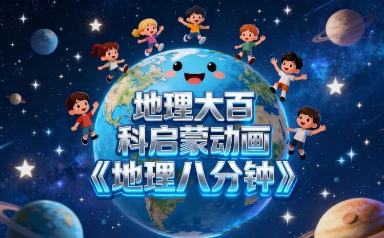 地理大百科启蒙动画《地理八分钟》