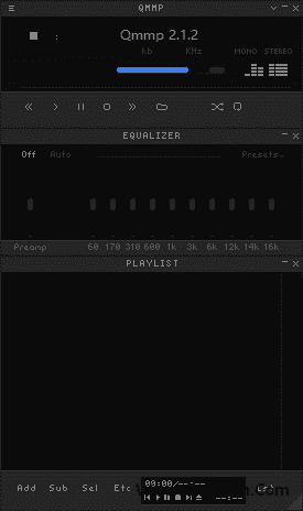 Qmmp(基于Qt开源音乐播放器) v2.2.8 多语便携版