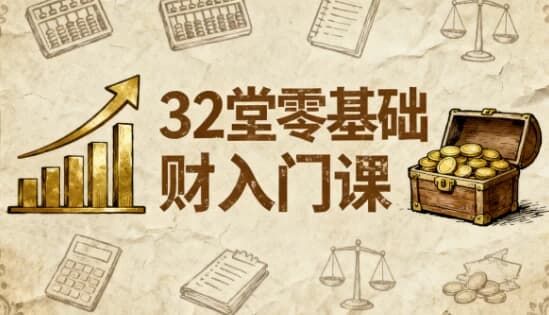 32堂零基础理财入门课 32堂零基础理财入门课