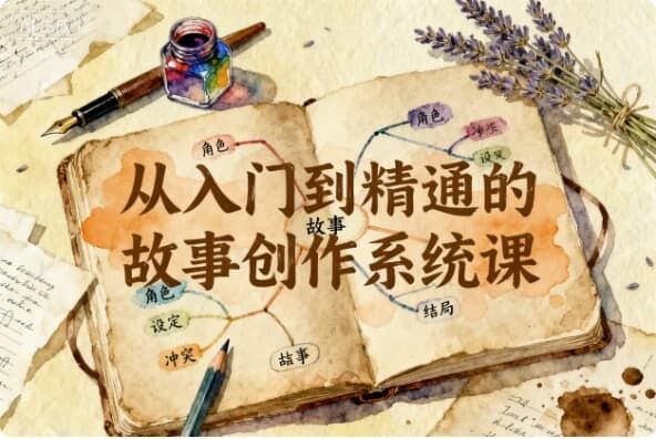 从入门到精通的故事创作系统课 从入门到精通的故事创作系统课