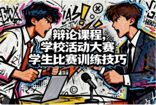 辩论课程，学校活动大赛学生比赛训练技巧