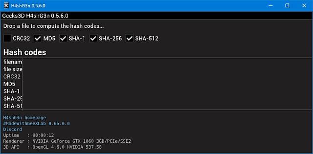 Geeks3D H4shG3n(文件哈希计算工具) v0.5.6.0 绿色版 Geeks3D H4shG3n(文件哈希计算工具) v0.5.6.0 绿色版